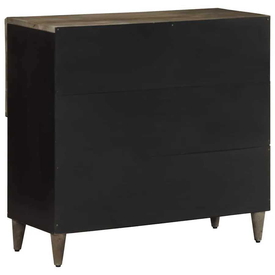 Buffet 80x33x75 cm bois massif de manguier - 5