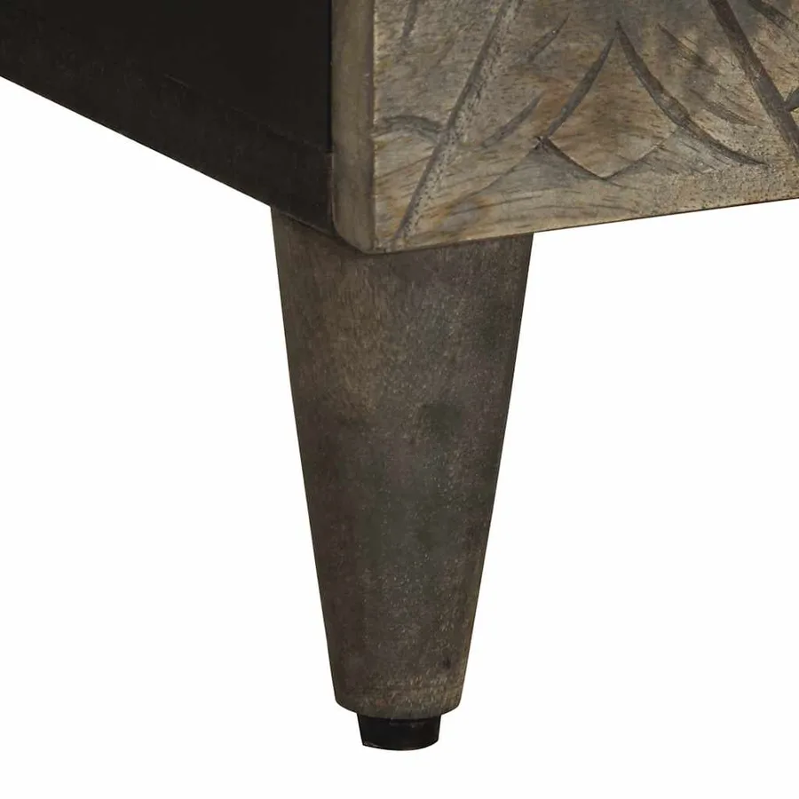 Buffet 80x33x75 cm bois massif de manguier - 8