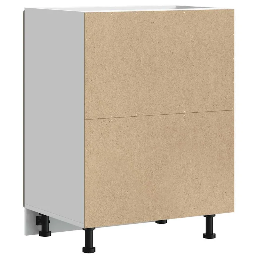 Meuble de base de lavabo Lucca chêne marron bois d'ingénierie - 7