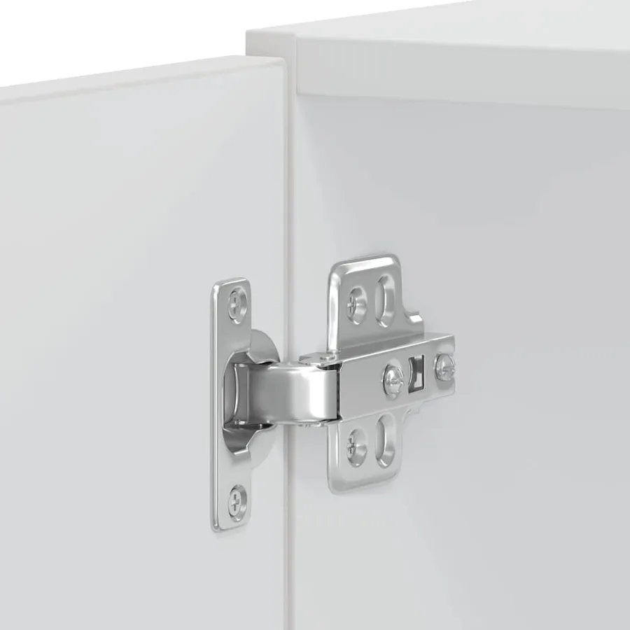 Armoires de four 2 pièces "Lucca" Bois d'ingénierie blanc brillant - 10