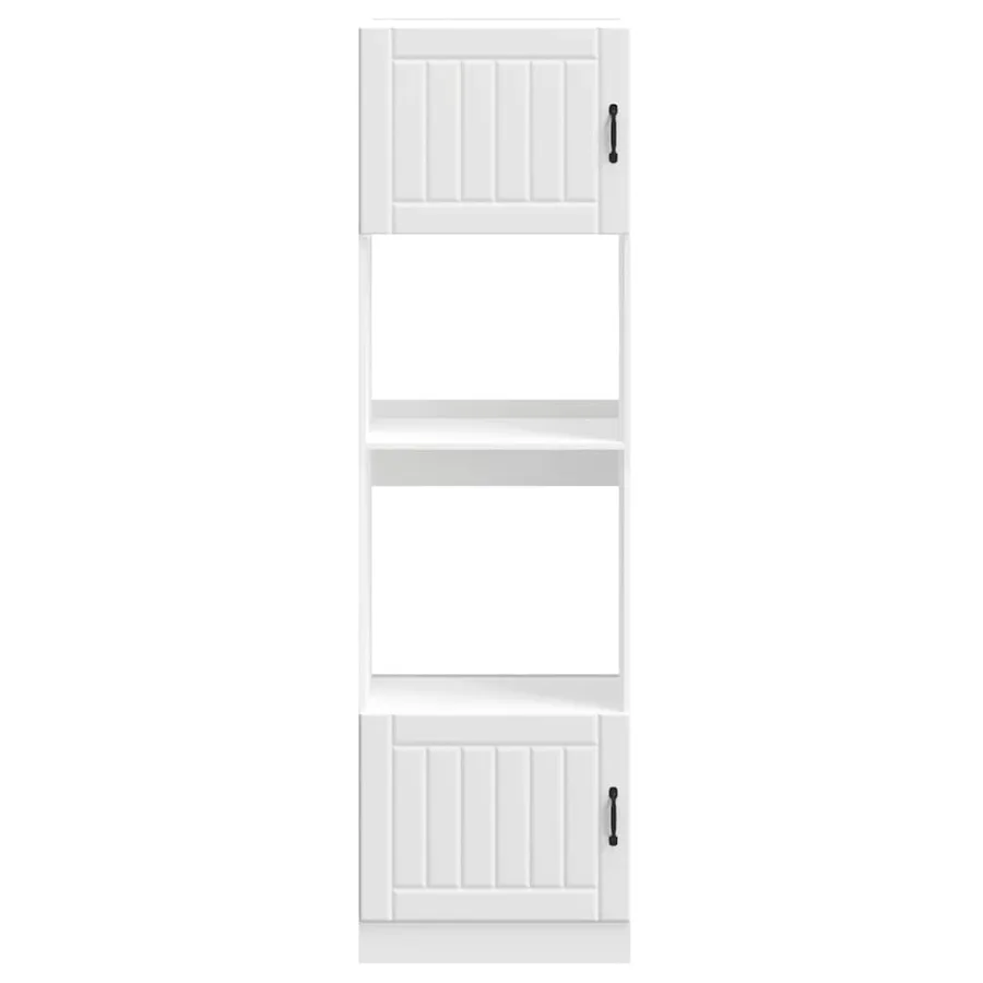 Armoires de four 2 pièces "Lucca" Bois d'ingénierie blanc - 4