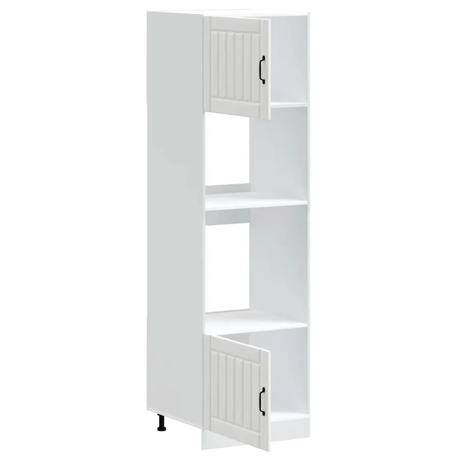 Armoires de four 2 pièces "Lucca" Bois d'ingénierie blanc - 5