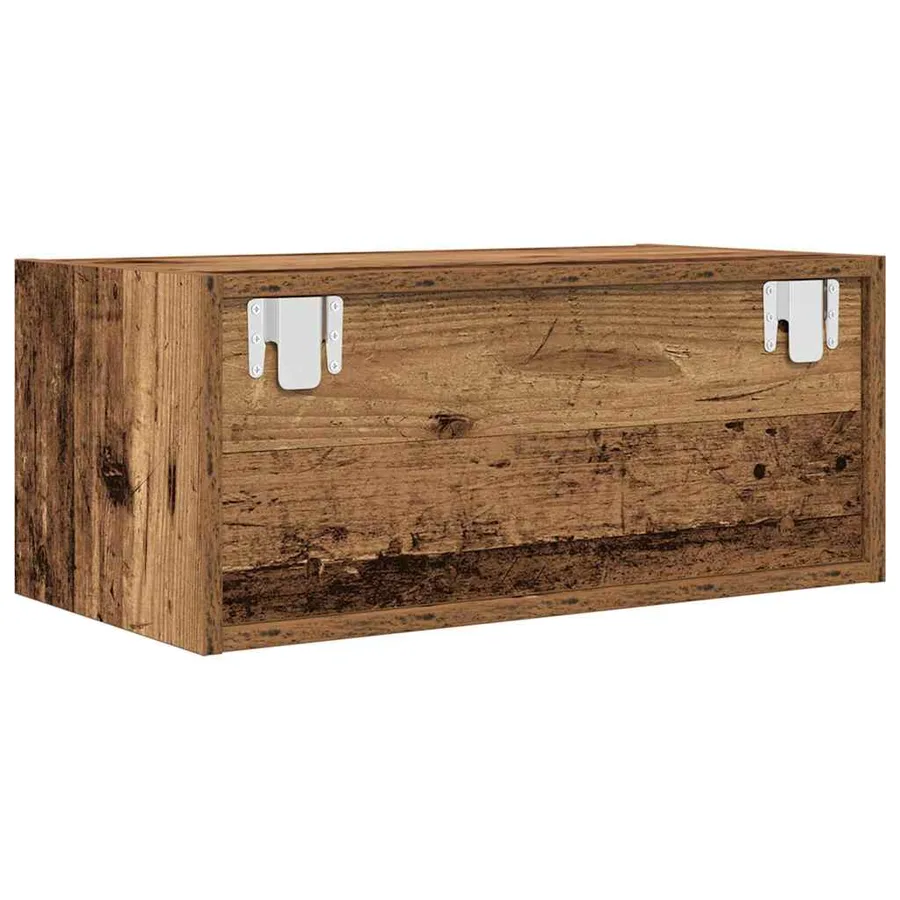 Meubles TV 2 pcs vieux bois 60x31x25,5 cm bois d'ingénierie - 7