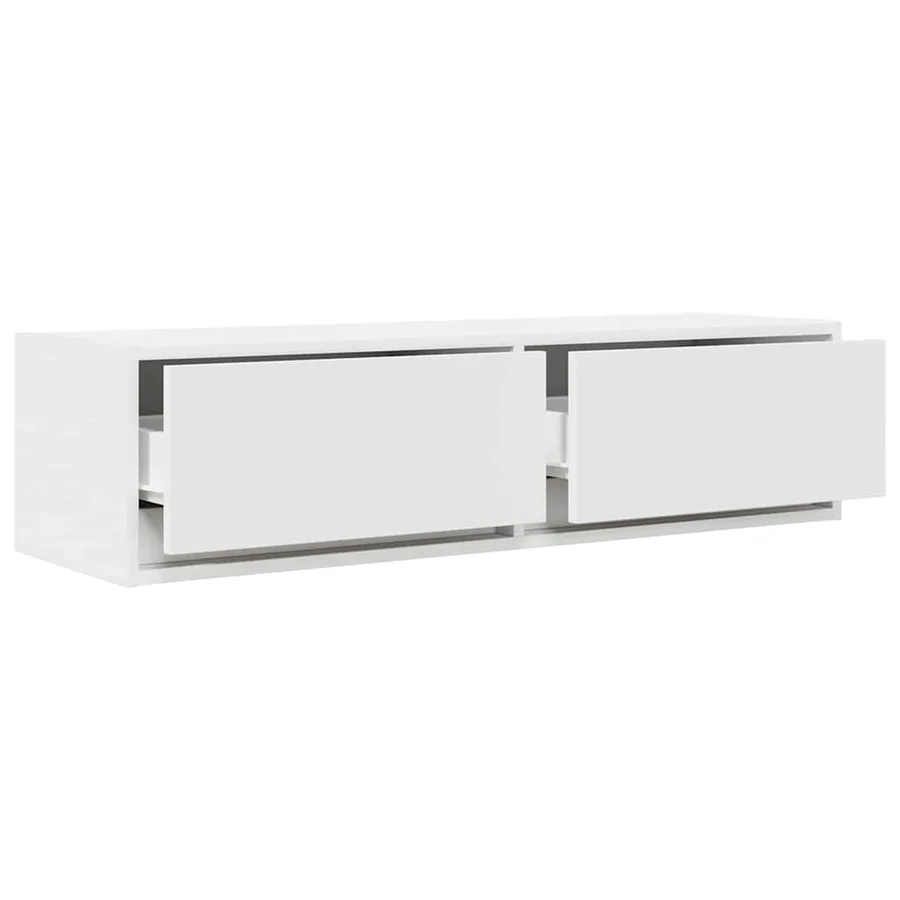 Meuble TV Blanc 100 x 31 x 25,5 cm Bois d'ingénierie - 5