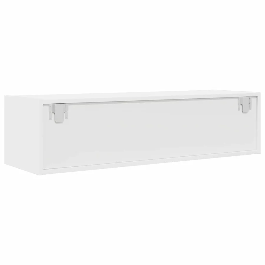 Meuble TV Blanc 100 x 31 x 25,5 cm Bois d'ingénierie - 6