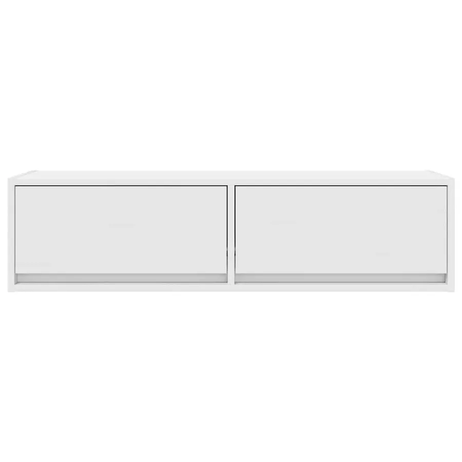Meuble TV Blanc 100 x 31 x 25,5 cm Bois d'ingénierie - 7