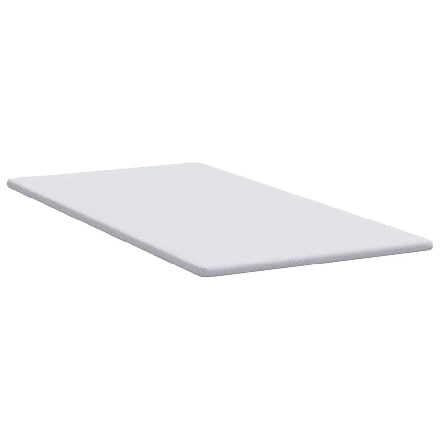 Surmatelas en mousse à mémoire 100 x 200 cm Thick Doux Blanc - 5