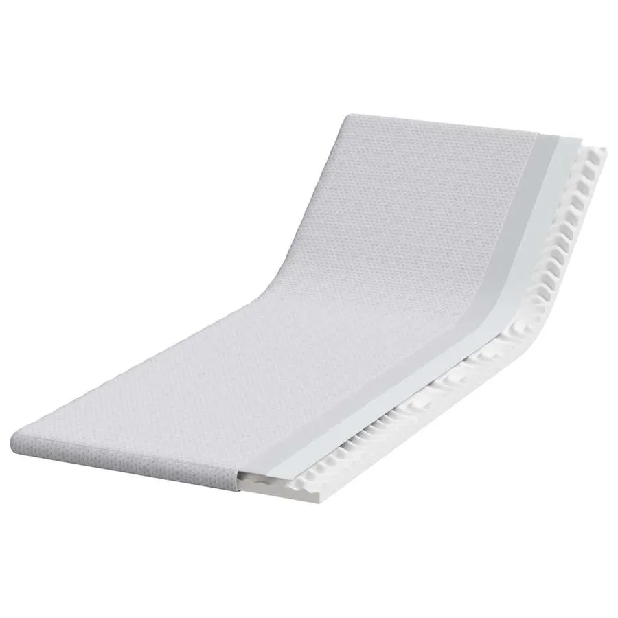 Surmatelas Blanc 80 x 200 cm Tissu Jacquard - 3
