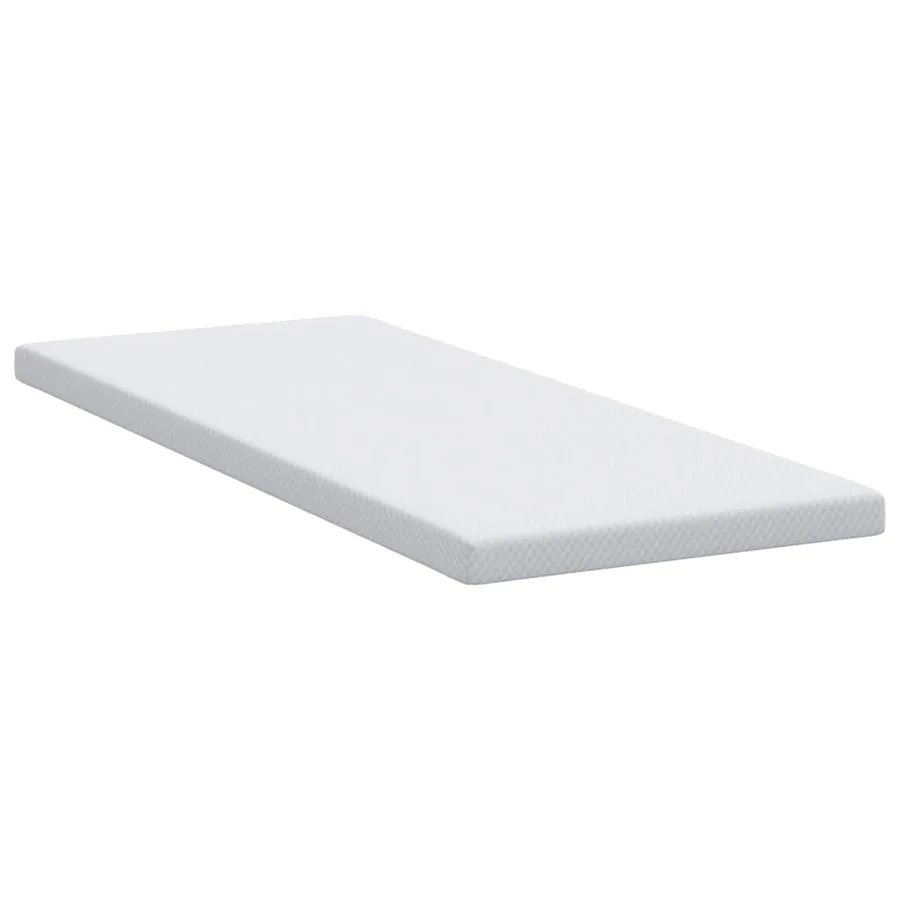Surmatelas en mousse à mémoire 80 x 200 cm Thick Doux Blanc - 5
