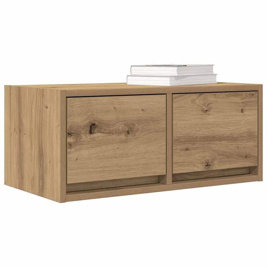 Meubles TV 2 pcs chêne artisanal 60x31x25,5cm bois d'ingénierie - 12