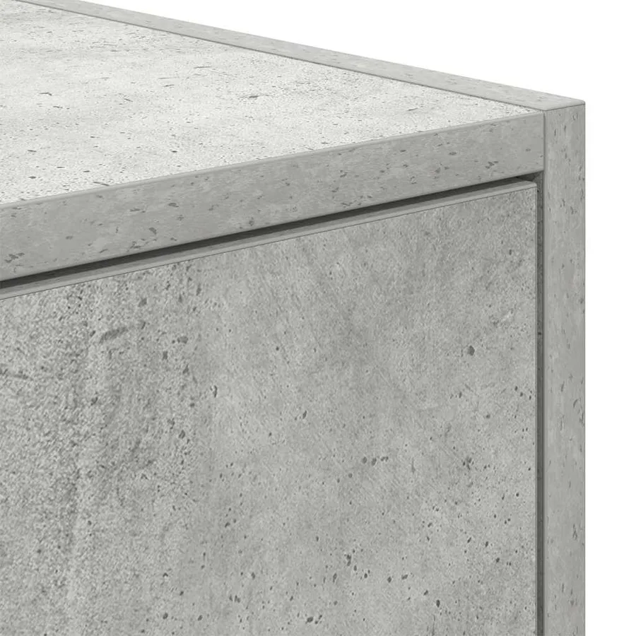 Meubles TV 2 pcs gris béton 80x31x25,5 cm bois d'ingénierie - 11