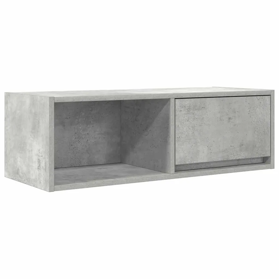 Meubles TV 2 pcs gris béton 80x31x25,5 cm bois d'ingénierie - 6