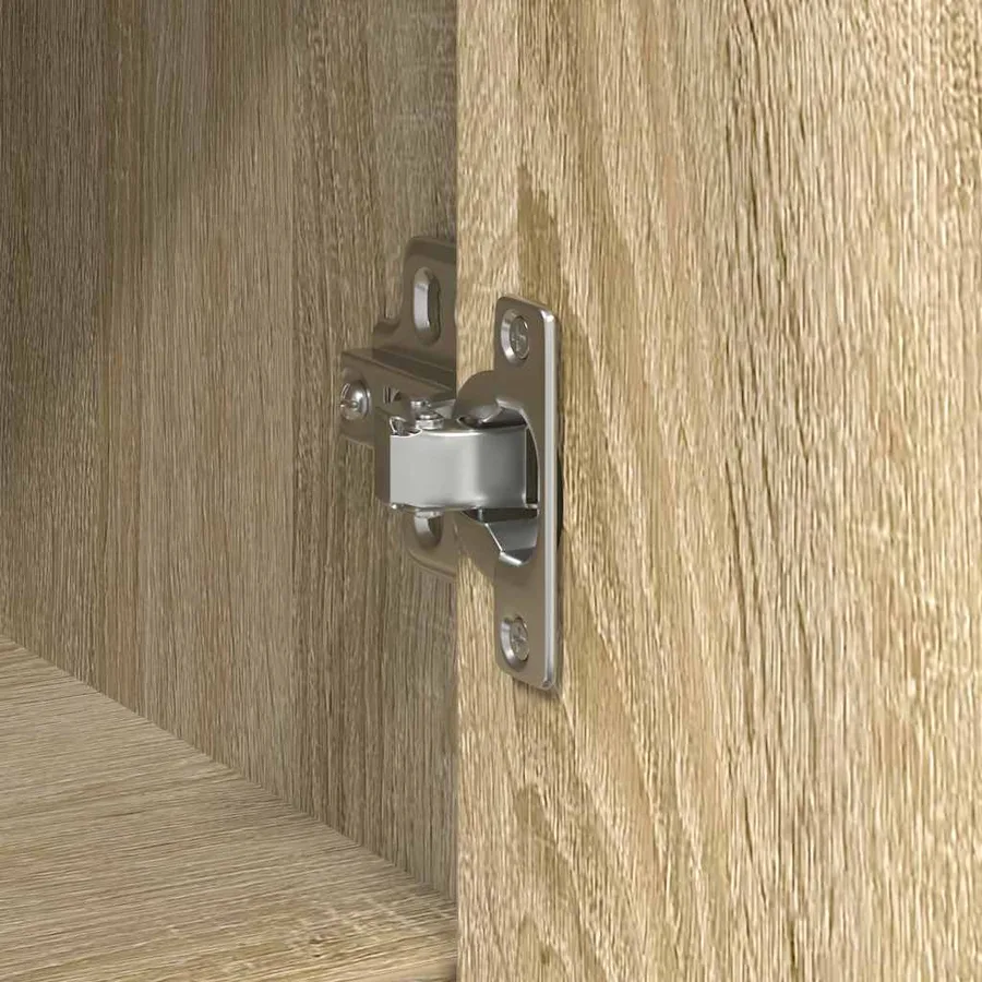 Buffet avec tiroir chêne sonoma 101x35x76 cm bois d'ingénierie - 11