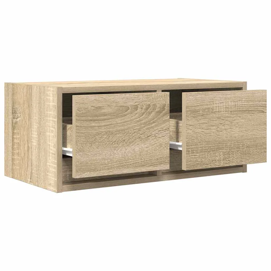Meuble TV chêne sonoma 60x31x25,5 cm bois d'ingénierie - 4