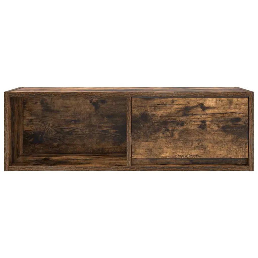 Meubles TV 2 pcs chêne fumé 80x31x25,5 cm bois d'ingénierie - 7