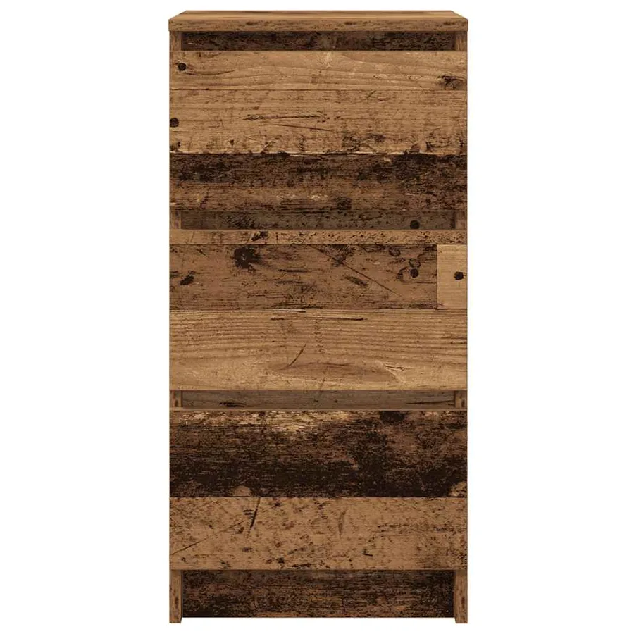 Buffet vieux bois 37,5x35x76 cm bois d'ingénierie - 6