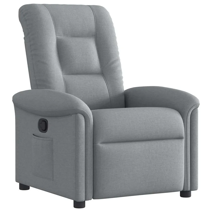 Fauteuil inclinable Gris clair Tissu - 2