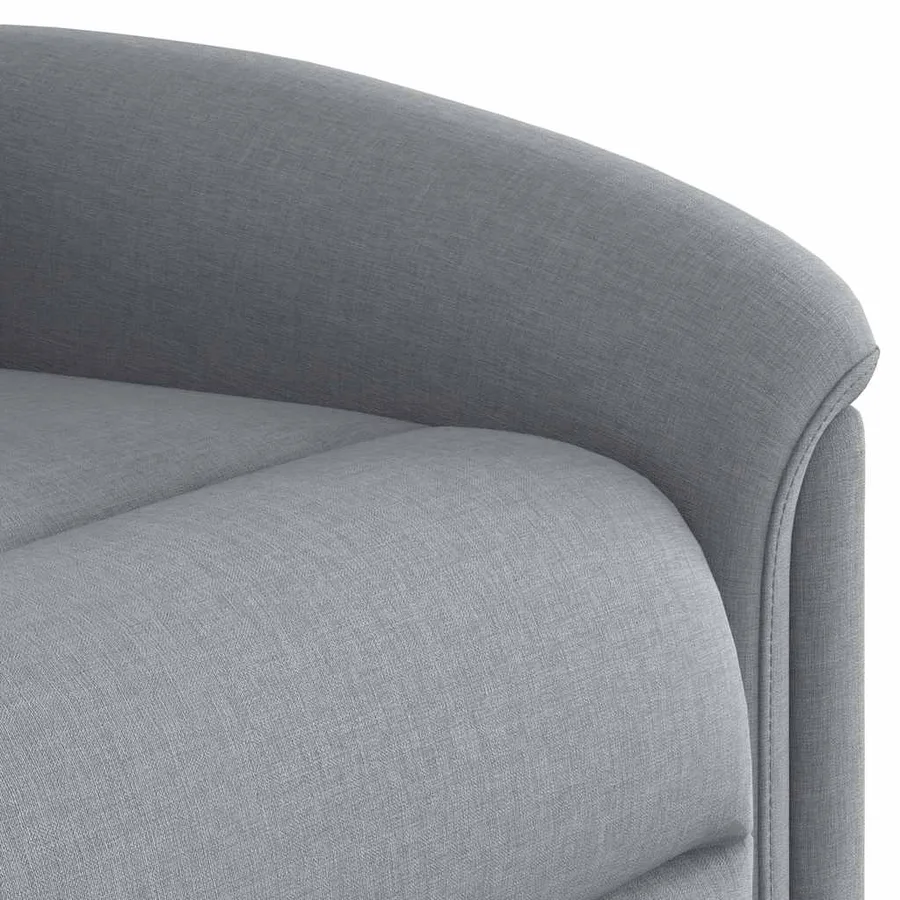 Fauteuil inclinable Gris clair Tissu - 8