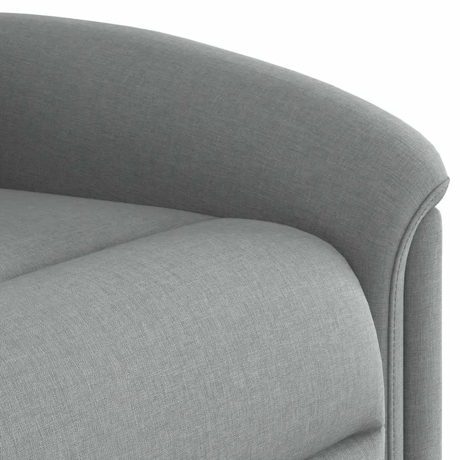 Fauteuil inclinable Gris clair Tissu - 12