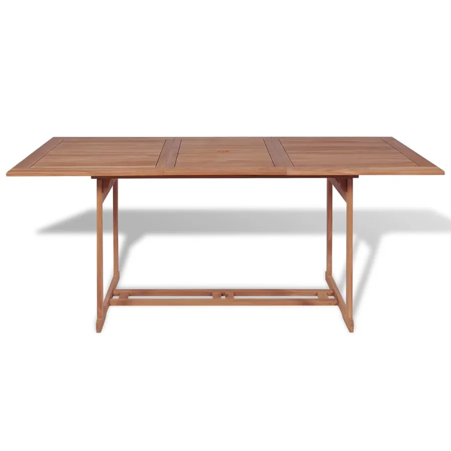 Table de jardin 180x90x75 cm Bois de teck solide - 2