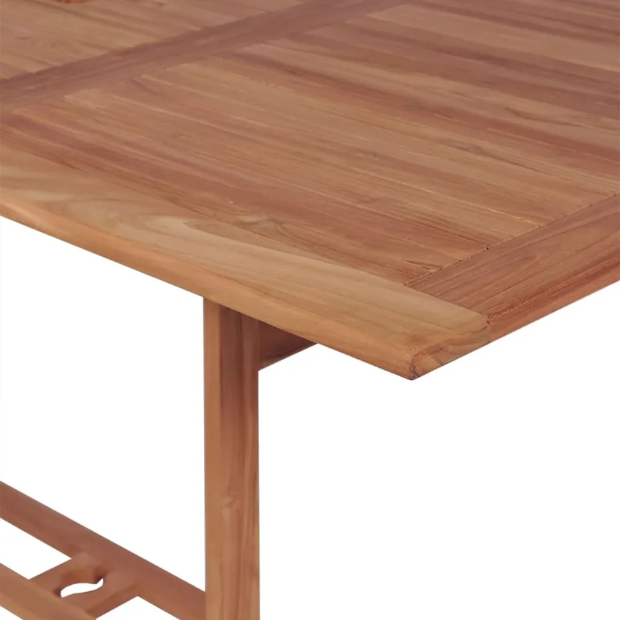 Table de jardin 180x90x75 cm Bois de teck solide - 4