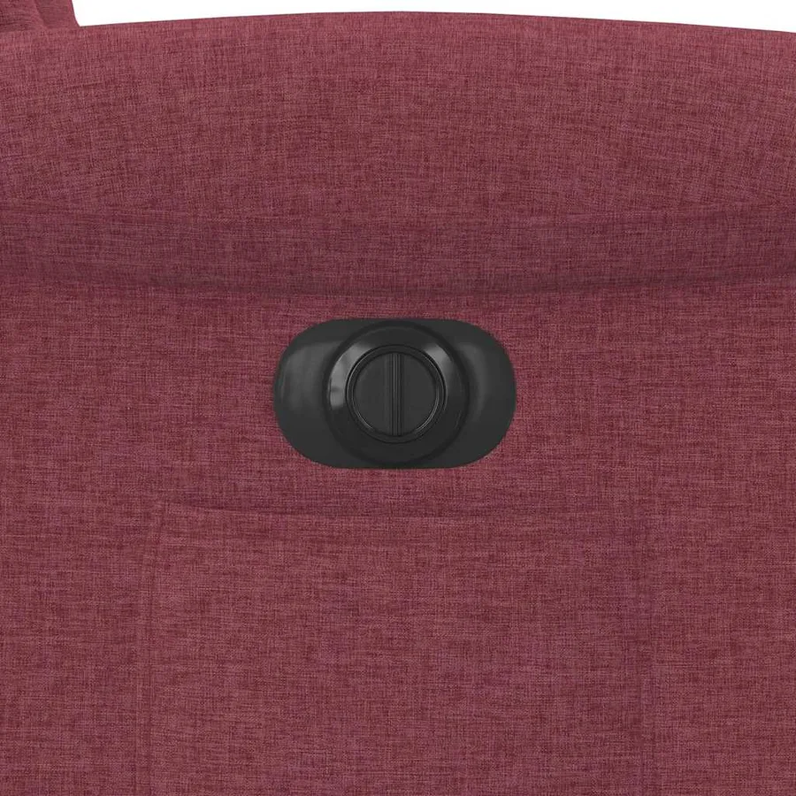 Fauteuil inclinable électrique Rouge bordeaux Tissu - 12