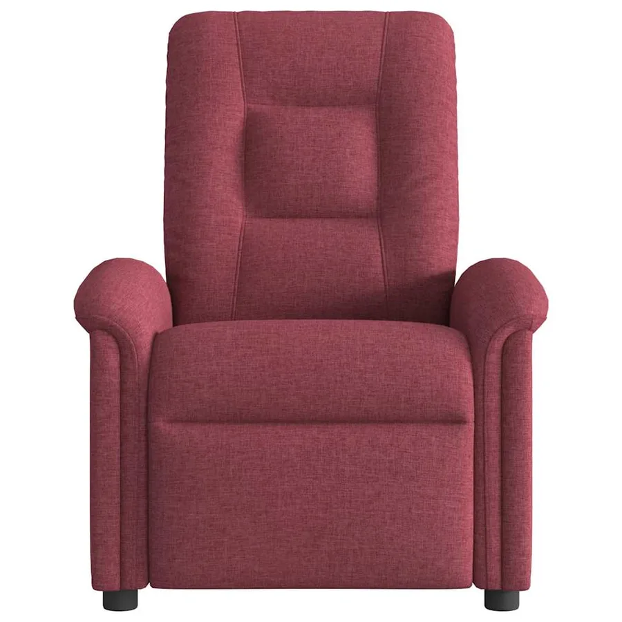Fauteuil inclinable électrique Rouge bordeaux Tissu - 5