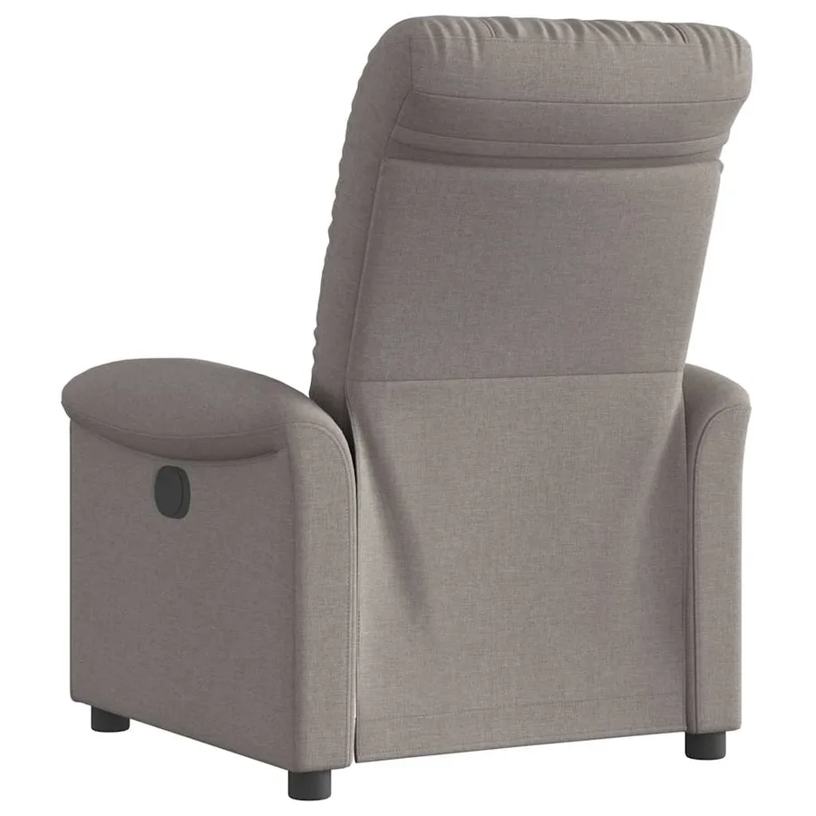 Fauteuil inclinable Taupe Tissu - 5