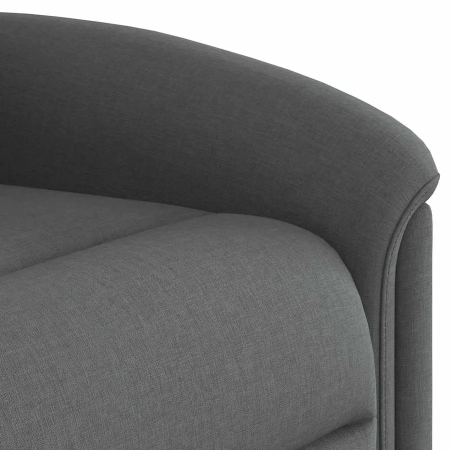 Fauteuil inclinable électrique Gris foncé Tissu - 11