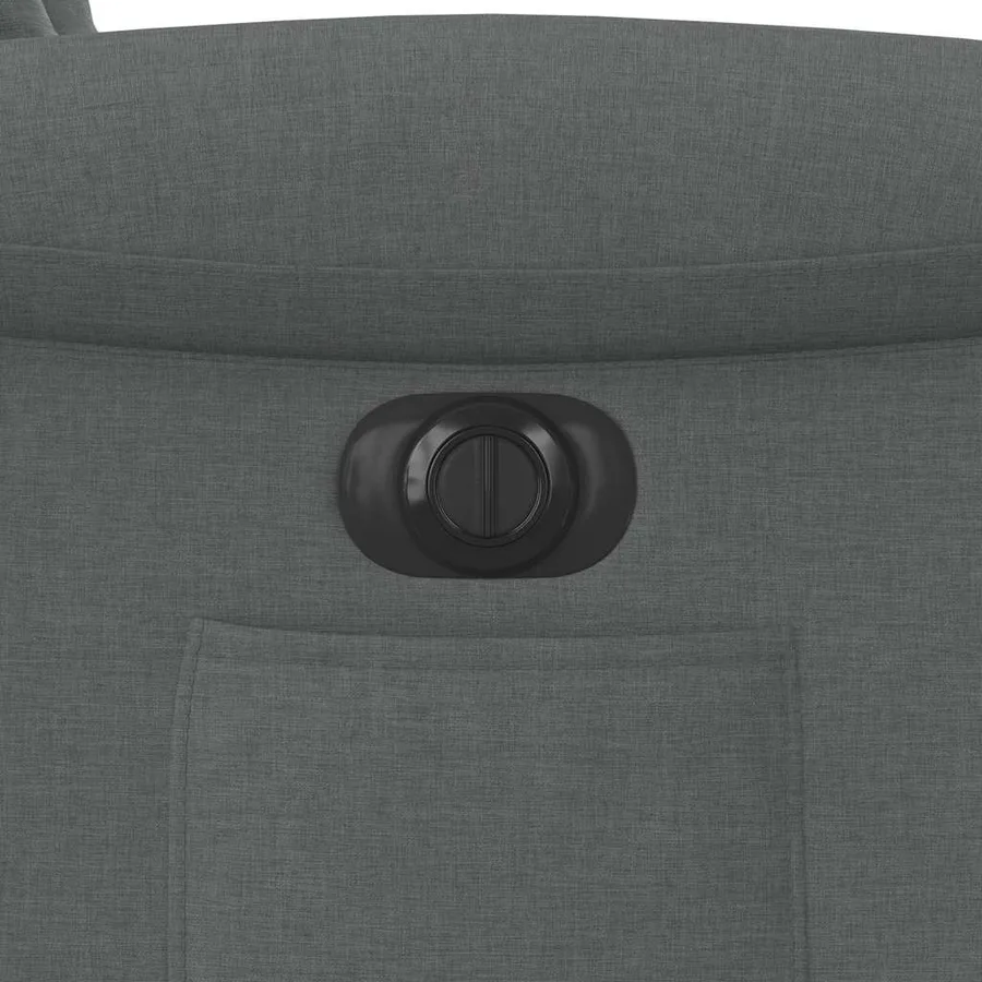 Fauteuil inclinable électrique Gris foncé Tissu - 12