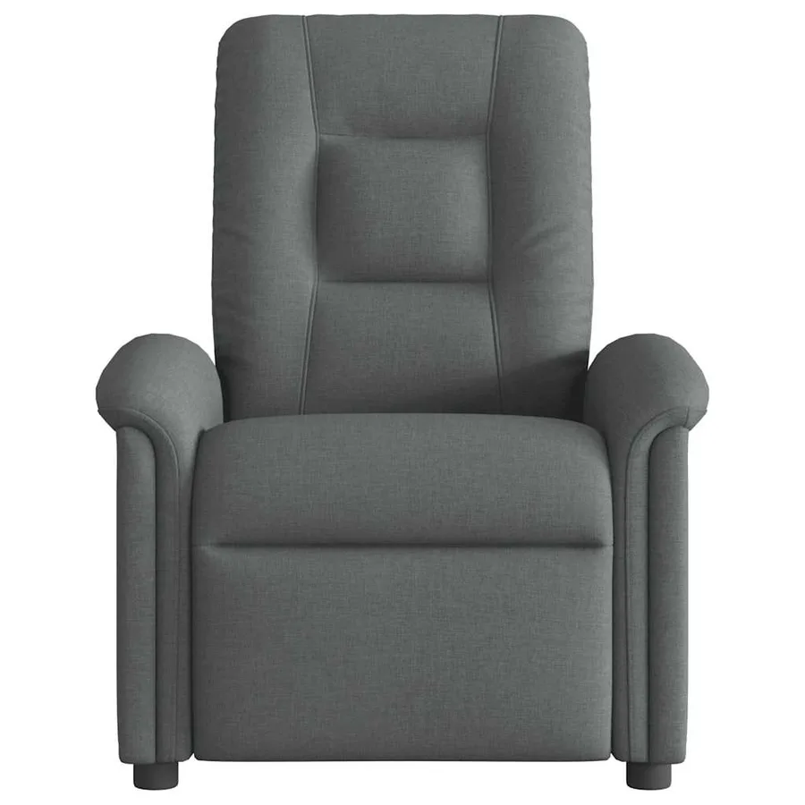 Fauteuil inclinable électrique Gris foncé Tissu - 5