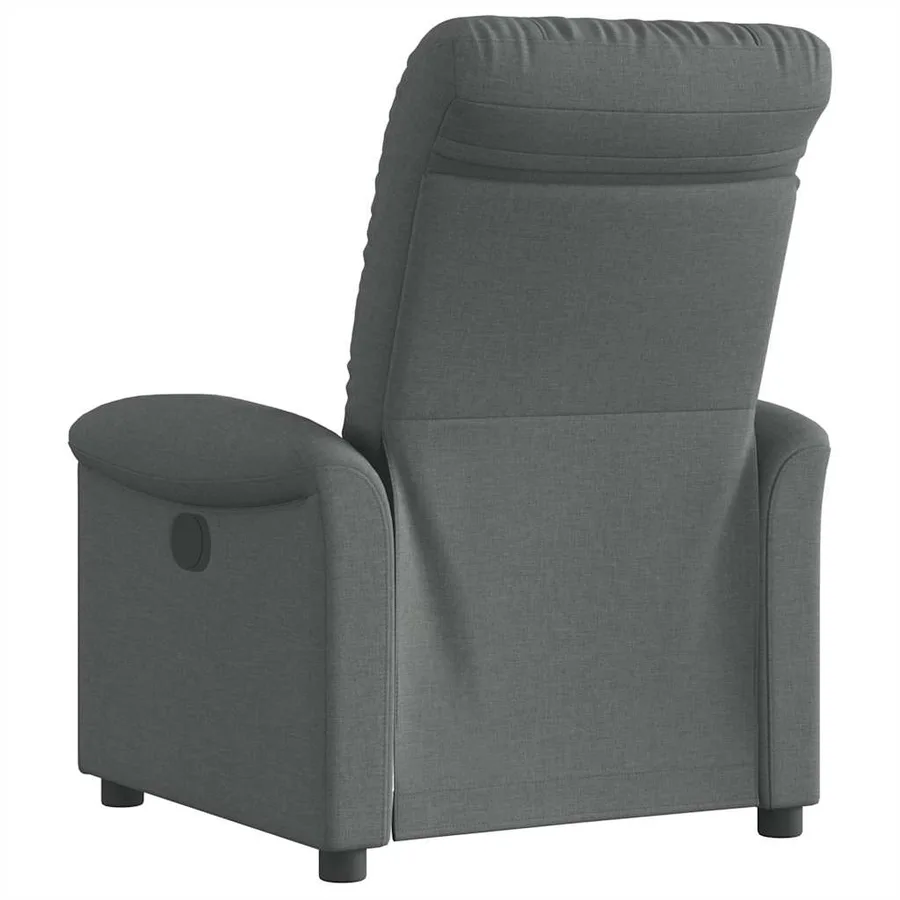 Fauteuil inclinable électrique Gris foncé Tissu - 7