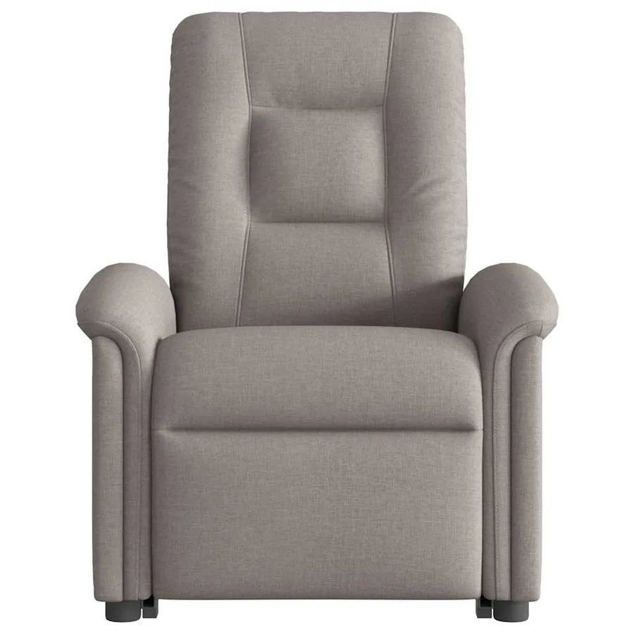 Fauteuil inclinable taupe tissu - 4