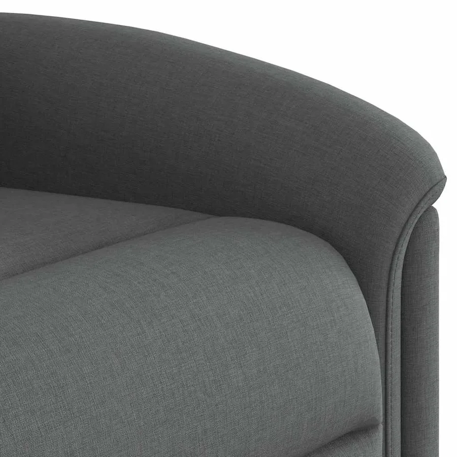 Fauteuil inclinable électrique gris foncé tissu - 13