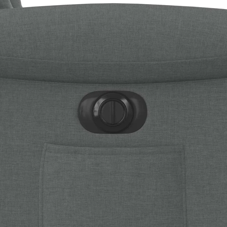 Fauteuil inclinable électrique gris foncé tissu - 14