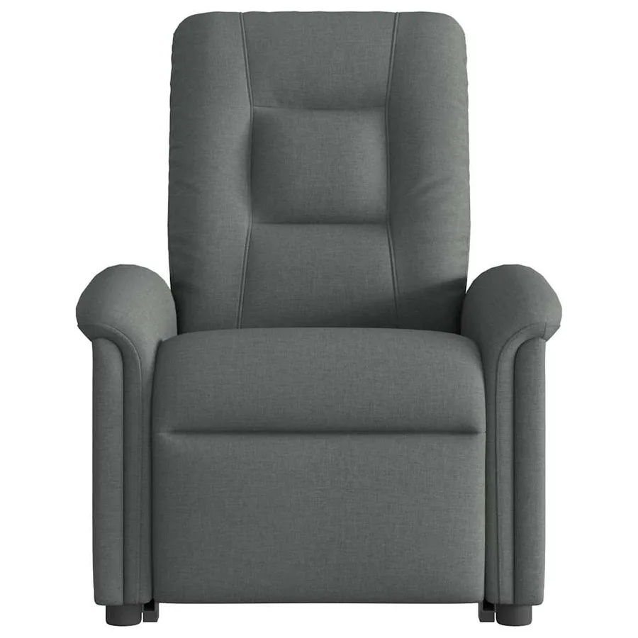 Fauteuil inclinable électrique gris foncé tissu - 5