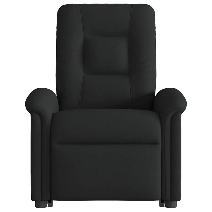 Fauteuil inclinable noir tissu - 4