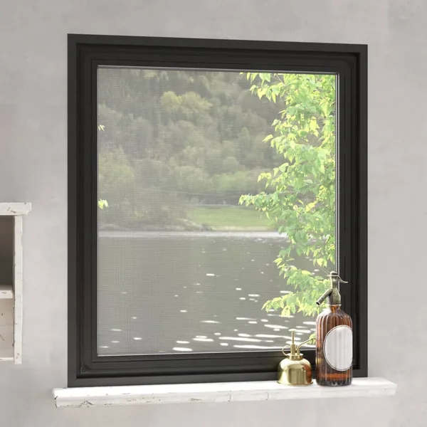 Moustiquaire magnétique pour fenêtres anthracite 130x150 cm