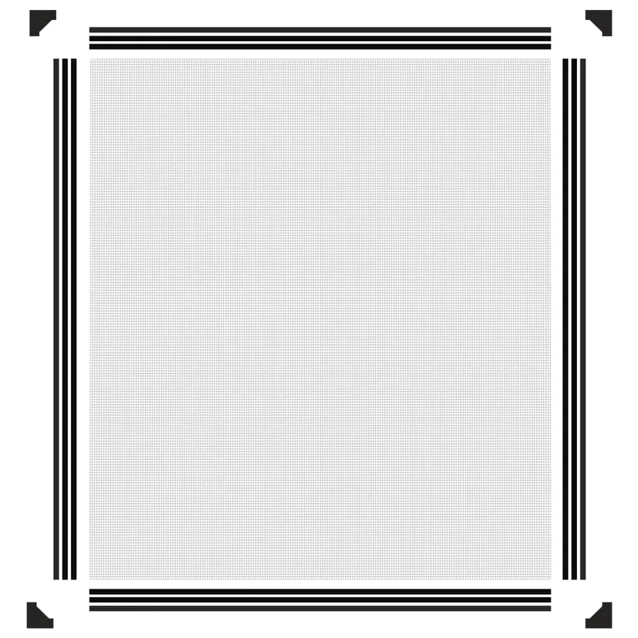 Moustiquaire magnétique pour fenêtres anthracite 130x150 cm - 6