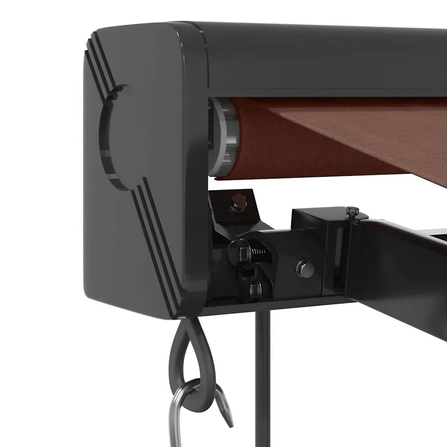 Auvent rétractable automatique marron 350x250 cm - 5