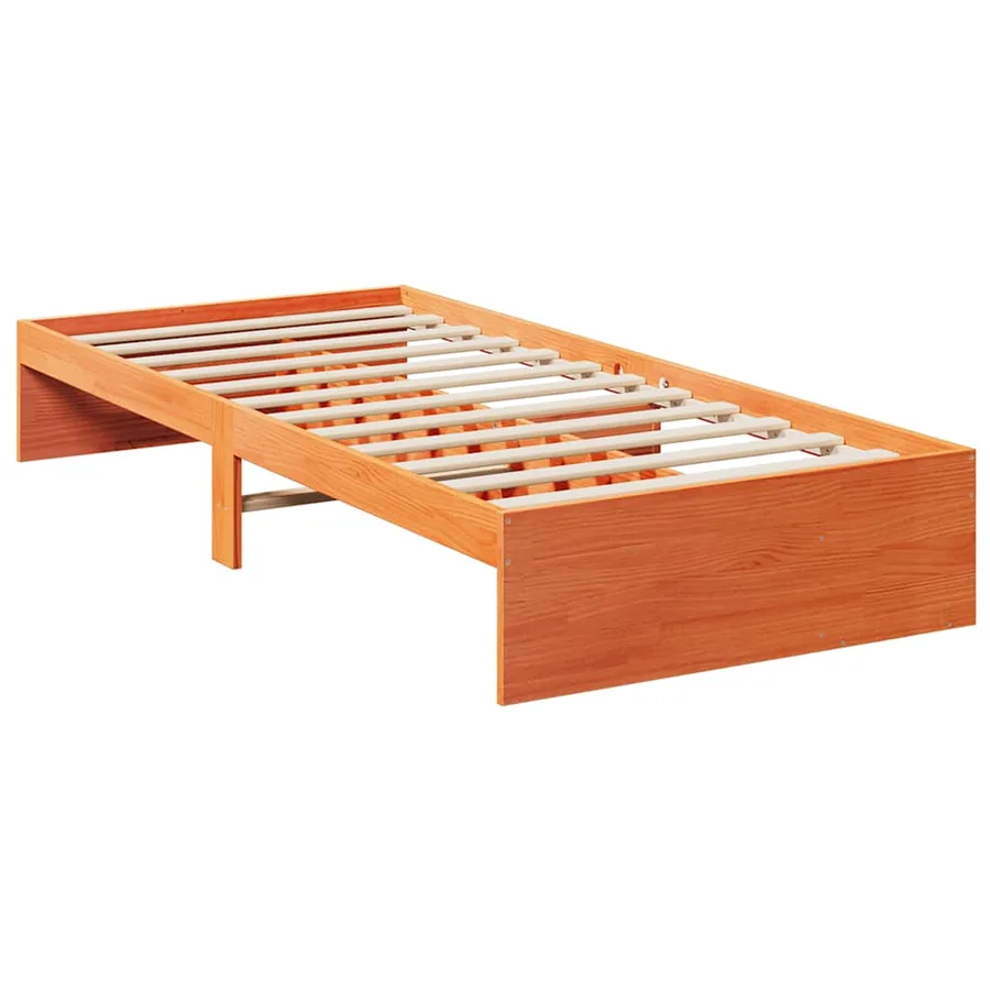 Lit de jour sans matelas cire marron 75x190 cm pin massif - 7