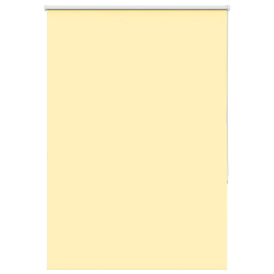 Store enrouleur occultant jaune largeur du tissu 95,7 cm