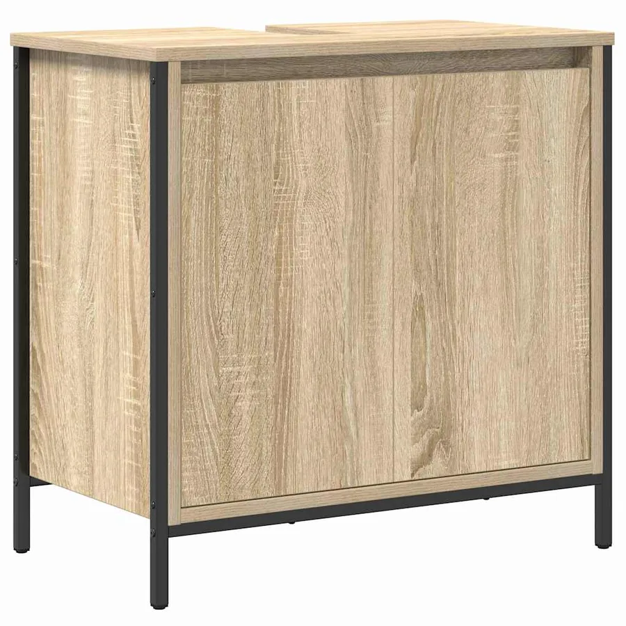 Ensemble de mobilier de salle de bain 3 pcs Bois d'ingénierie - 7