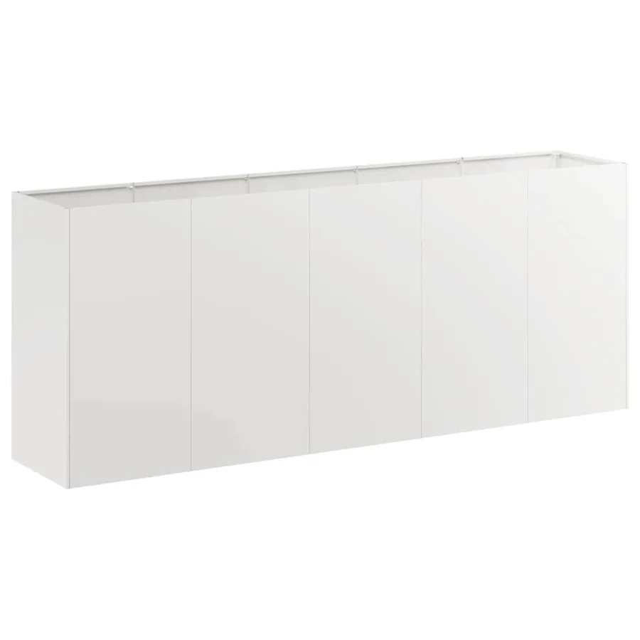 Jardinière 200x40x80 cm acier inoxydable - 2