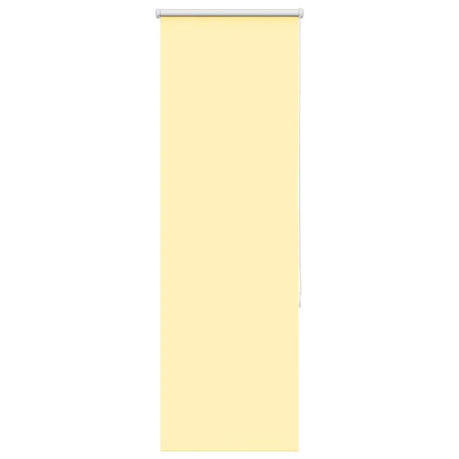 Store enrouleur occultant jaune largeur du tissu 35,7 cm