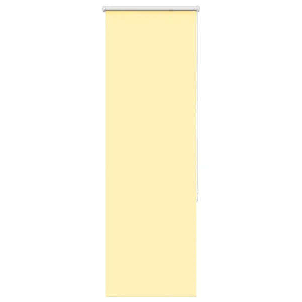 Store enrouleur occultant jaune largeur du tissu 55,7 cm