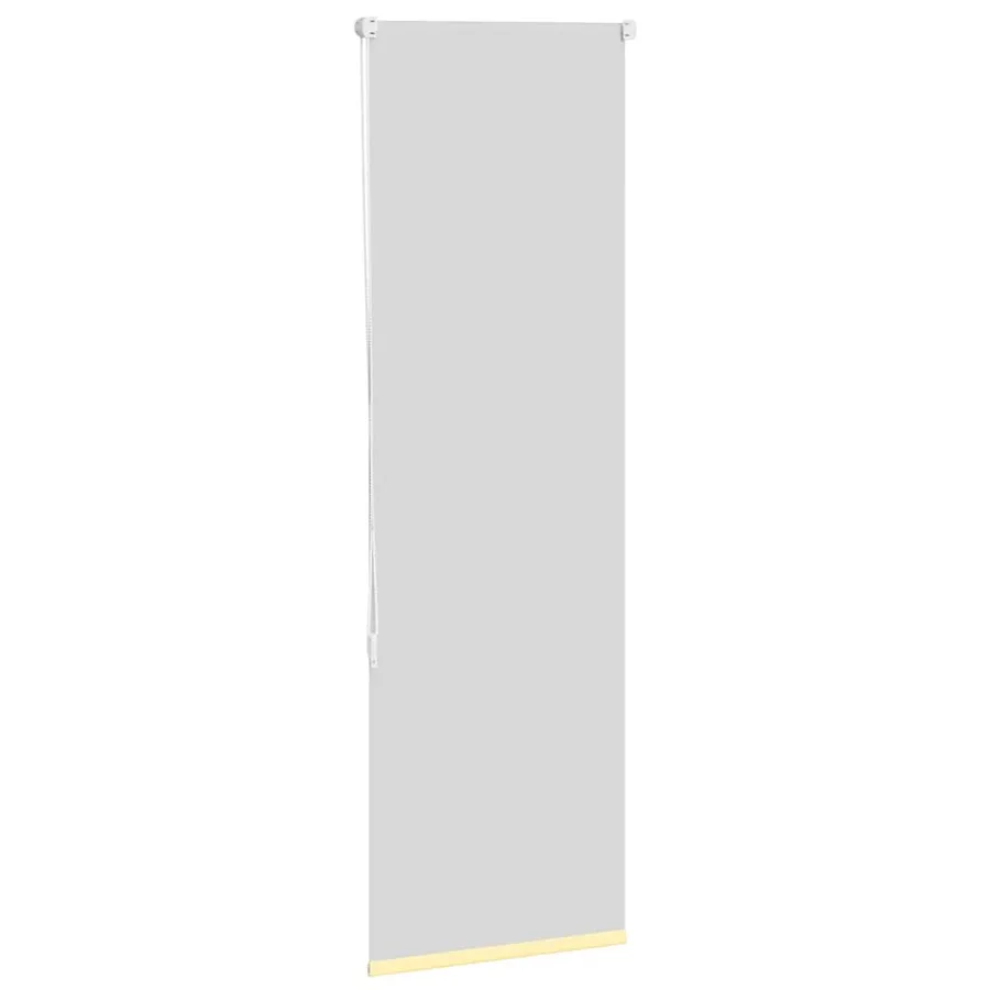 Store enrouleur occultant jaune largeur du tissu 55,7 cm - 4