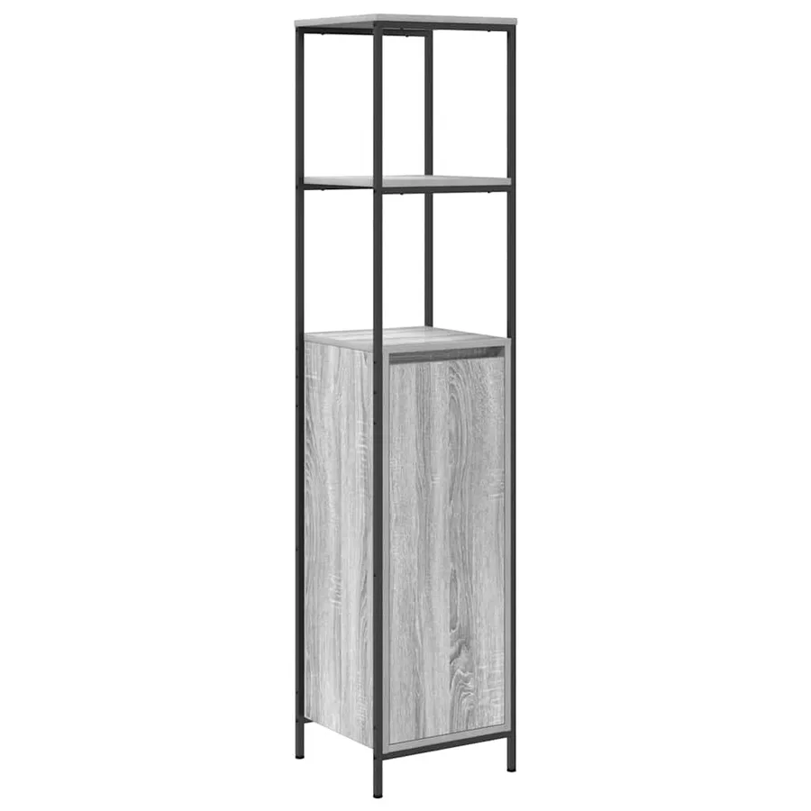 Ensemble de mobilier de salle de bain 3 pcs Gris Sonoma - 7