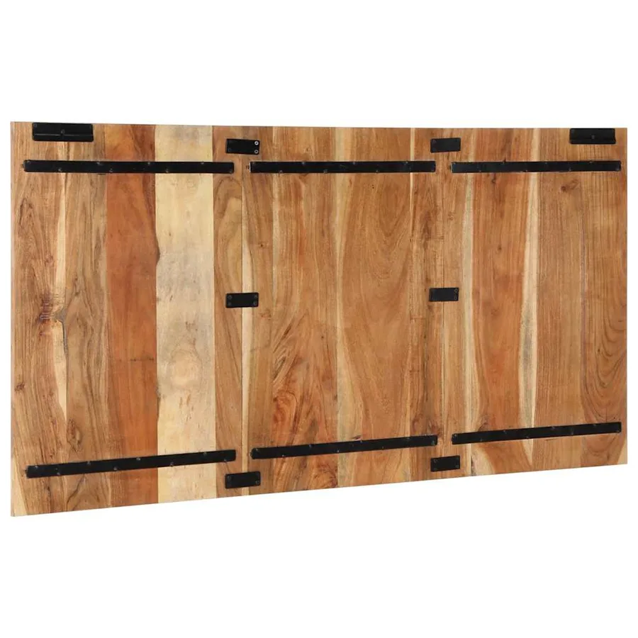 Tête de lit 160 cm bois massif d'acacia - 5