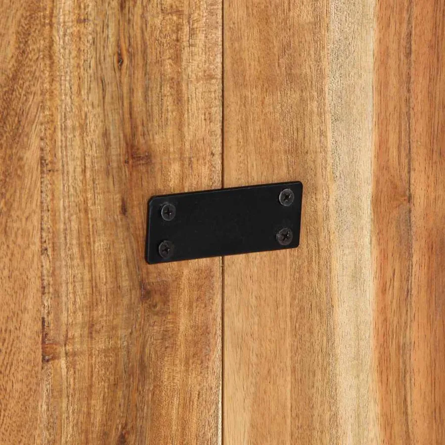 Tête de lit 160 cm bois massif d'acacia - 9